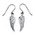 Angel Wing Drop Earrings in .925 Sterling Silver-11 at PalmBeach Jewelry