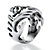 Men's Dragon Cutout Ring in Stainless Steel Sizes 9-16-12 at PalmBeach Jewelry