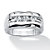 Men's 1.50 TCW Round Cubic Zirconia Ring in Platinum Plated Sizes 8-16-11 at PalmBeach Jewelry