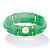 Genuine Green Jade Bamboo Ring in 10k Gold-11 at PalmBeach Jewelry