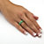 Genuine Green Jade Bamboo Ring in 10k Gold-13 at PalmBeach Jewelry