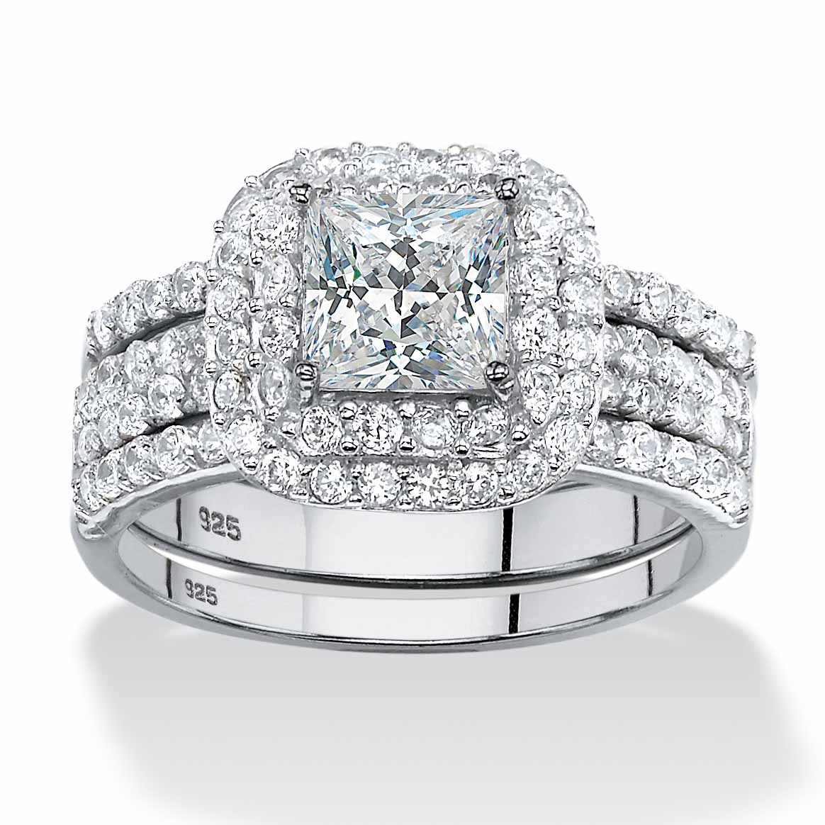 Sterling silver wedding ring sets