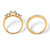 SETA JEWELRY 2 Piece 2.01 TCW Round Cubic Zirconia Bridal Ring Set in 18k Gold-Plated-12 at Seta Jewelry