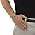Men's Crystal Accent Bar-Link Bracelet in Black Ion-Plated Stainless Steel 8.25"-14 at PalmBeach Jewelry