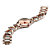Vernier Curb-Link Watch Rose Gold-Plated Adjustable 7.5"-9.5"-12 at PalmBeach Jewelry
