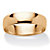Polished Wedding Band in 14k Gold Plated Sterling Silver (5mm)-11 at PalmBeach Jewelry