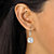 6.54 TCW Round Cubic Zirconia Halo Drop Earrings in 14k Gold over Sterling Silver-13 at PalmBeach Jewelry