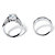 6.40 TCW Round Cubic Zirconia Bridal Set in Platinum Over .925 Sterling Silver-12 at PalmBeach Jewelry