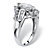 1.65 TCW Marquise-Cut Cubic Zirconia Ring in Platinum over Sterling Silver-12 at PalmBeach Jewelry