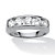 Men's 2.50 TCW Round Cubic Zirconia Ring in Platinum over Sterling Silver-11 at PalmBeach Jewelry