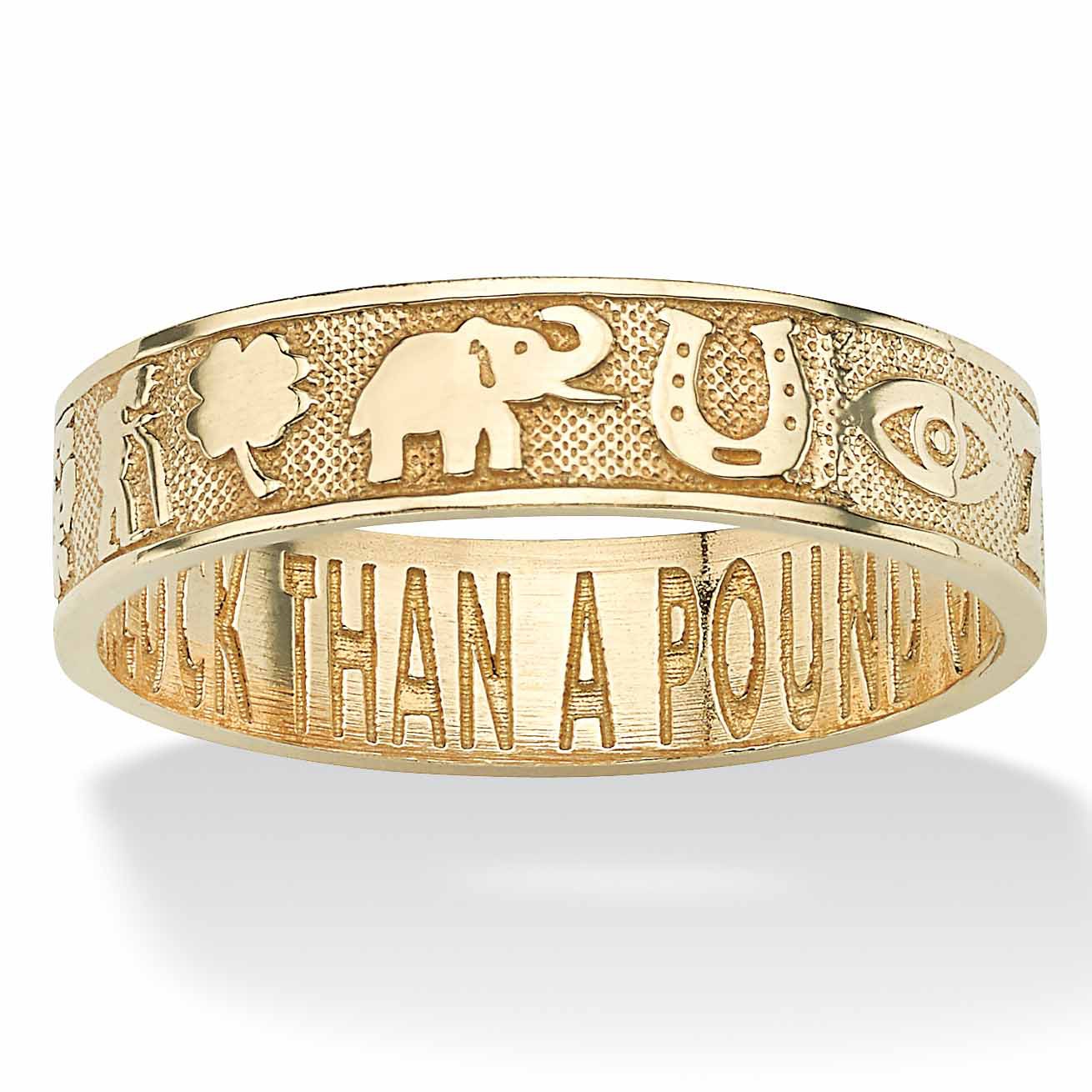 Кольцо good luck. Лакки ювелирный. Lucky Gold. Better an Ounce of luck than а pound of Gold.