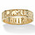 Lucky Symbols "Better an Ounce of Luck Than a Pound of Gold" Ring in Solid 10k Yellow Gold-11 at PalmBeach Jewelry