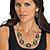 Mystic Crystal Necklace and Earrings Set in Yellow Gold Tone-13 at Direct Charge presents PalmBeach