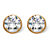 4 TCW Round Martini-Set Cubic Zirconia Halo Stud Earrings in 14k Gold-11 at PalmBeach Jewelry