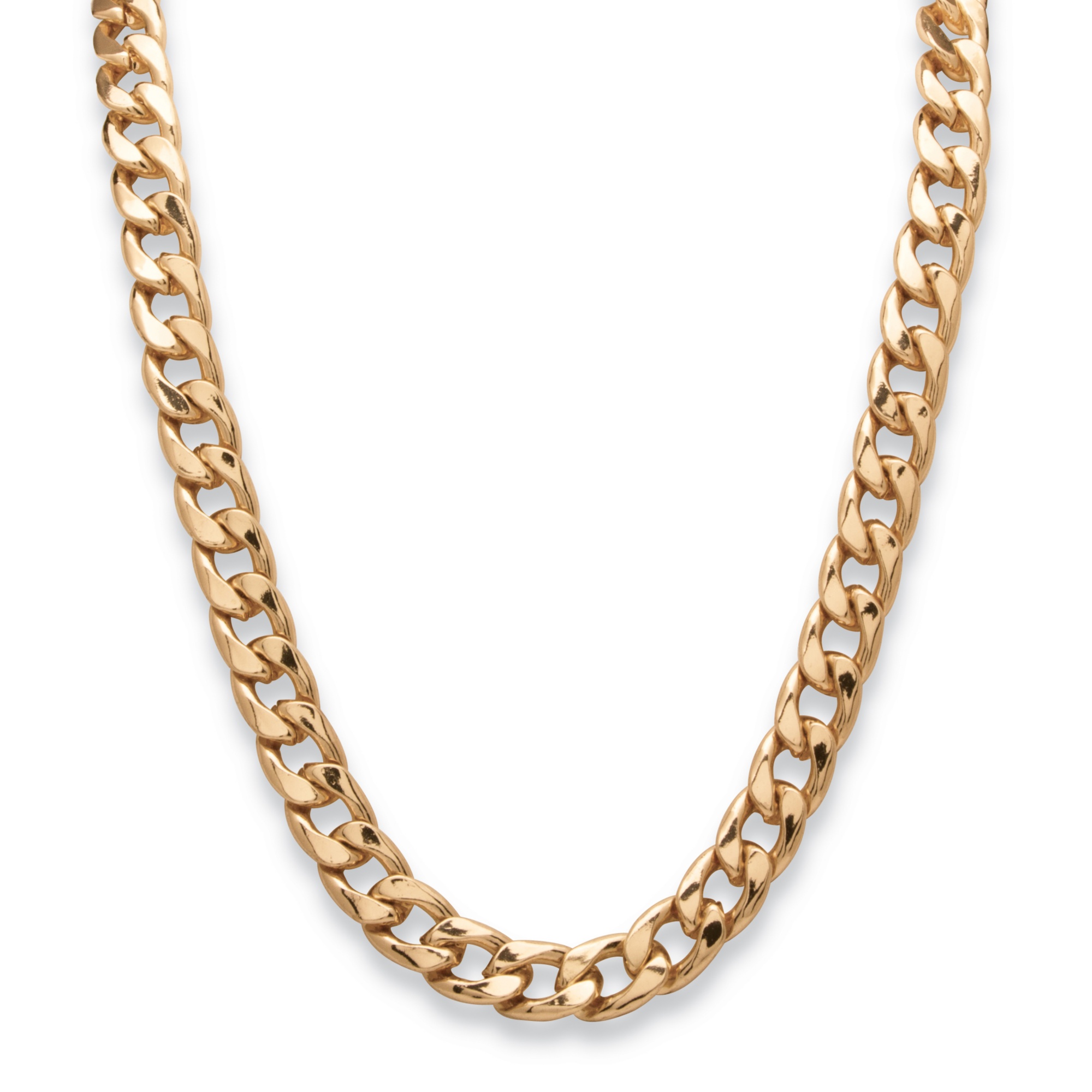 Men's Curb-Link Chain Necklace in Gold Tone 30