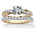1/4 TCW Round Diamond 2-Piece Bridal Set in Solid 10K Gold-11 at PalmBeach Jewelry