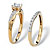 1/4 TCW Round Diamond 2-Piece Bridal Set in Solid 10K Gold-12 at PalmBeach Jewelry