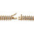 1/5 TCW Diamond Accent Graduated S-Link Tennis Necklace 18k Gold-Plated 18"-12 at PalmBeach Jewelry