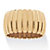 Tailored Dome Section Band Gold Ion-Plated-11 at PalmBeach Jewelry