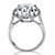 9.49 TCW Oval-Cut Cubic Zirconia Halo Ring in Platinum over Sterling Silver-12 at PalmBeach Jewelry