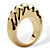 14k Yellow Gold Nano Diamond Resin Filled Shrimp-Style Dome Ring-12 at PalmBeach Jewelry