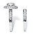 Round Cubic Zirconia 2-Piece Halo Bridal Ring Set 3.16 TCW in Solid 10k White Gold-12 at PalmBeach Jewelry