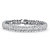 1 TCW Diamond Snake-Link Bracelet Platinum-Plated-11 at PalmBeach Jewelry