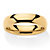 Men's Comfort Fit 5 mm Wedding Band in Gold Ion-Plated Stainless Steel-11 at PalmBeach Jewelry