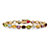 SETA JEWELRY 19 TCW Oval-Cut Genuine Gemstone Tennis Bracelet in 18k Yellow Gold-Plated Sterling Silver-11 at Seta Jewelry