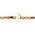 SETA JEWELRY 19 TCW Oval-Cut Genuine Gemstone Tennis Bracelet in 18k Yellow Gold-Plated Sterling Silver-12 at Seta Jewelry