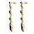 Oval-Cut Blue Crystal Necklace and Earrings Set in Gold Tone-12 at Direct Charge presents PalmBeach