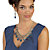 Oval-Cut Blue Crystal Necklace and Earrings Set in Gold Tone-13 at Direct Charge presents PalmBeach