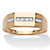 Men's 5/8 TCW Diamond Wedding Band in 10k Yellow Gold-11 at Direct Charge presents PalmBeach