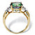 6 TCW Genuine Oval-Cut Fire Topaz Ring in 18k Yellow Gold over Sterling Silver-12 at PalmBeach Jewelry