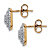 1/10 TCW Round Diamond Cluster Stud Earrings in 18k Yellow Gold over Sterling Silver-12 at PalmBeach Jewelry