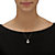 .98 TCW Round "CZ in Motion" Cubic Zirconia Teardrop Necklace in Platinum over Sterling Silver 18"-13 at PalmBeach Jewelry
