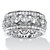 4.70 TCW Round Bezel-Set Cubic Zirconia Eternity Ring in Platinum over Sterling Silver-11 at PalmBeach Jewelry
