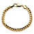 Men's Curb-Link Chain Bracelet in Goldtone 9" (10.5mm)-11 at PalmBeach Jewelry