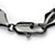SETA JEWELRY Men's Curb-Link Chain Bracelet Black Ruthenium-Plated 10" (12mm)-12 at Seta Jewelry