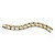 Men's Curb-Link Chain Bracelet 18k Gold-Plated 10" (34mm)-11 at PalmBeach Jewelry