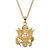 Army Pendant Necklace Gold-Plated 20"-11 at PalmBeach Jewelry