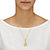 Navy Pendant Necklace Gold-Plated 20"-13 at PalmBeach Jewelry