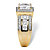 2.92 TCW Princess-Cut Cubic Zirconia Halo Engagement Ring in 18k Gold over Sterling Silver-12 at PalmBeach Jewelry