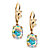 5.08 TCW Oval Aurora Borealis Cubic Zirconia Drop Earrings Yellow Gold-Plated-11 at PalmBeach Jewelry