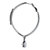 SETA JEWELRY Crystal Hoop Teardrop Earrings in Silvertone (1 1/2")-12 at Seta Jewelry