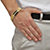 Men's .60 TCW Genuine Black Onyx and CZ Watch Band Bracelet Gold-Plated 8.75"-14 at Direct Charge presents PalmBeach