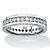 .80 TCW Round Cubic Zirconia Eternity Channel Ring in Platinum over Sterling Silver-11 at PalmBeach Jewelry