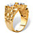 Men's 1.05 TCW Round Cubic Zirconia Nugget Ring Gold-Plated-12 at PalmBeach Jewelry