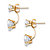 5 TCW Round Cubic Zirconia Stud Ear Jacket Drop Earrings in 10k Yellow Gold (5/8")-12 at PalmBeach Jewelry
