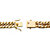Men's Genuine Black Onyx and Diamond Accent Curb-Link Bracelet Gold-Plated 8"-12 at PalmBeach Jewelry